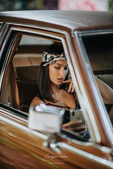 Zdjęcie z portfolio GrzegorzPalka (Fotograf), przedstawiające samochód, amerykański, dziewczyna, gansta